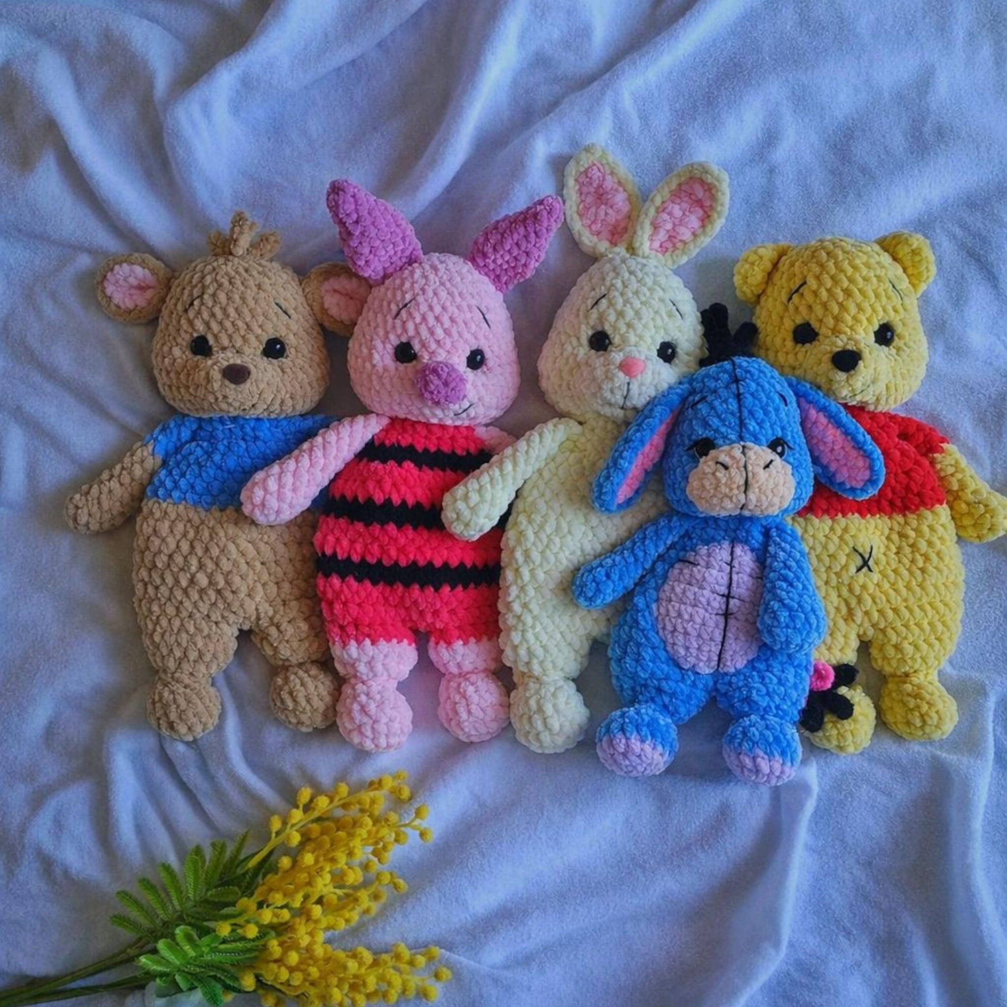 Modèle de Crochet 7en1 Ours & Amis