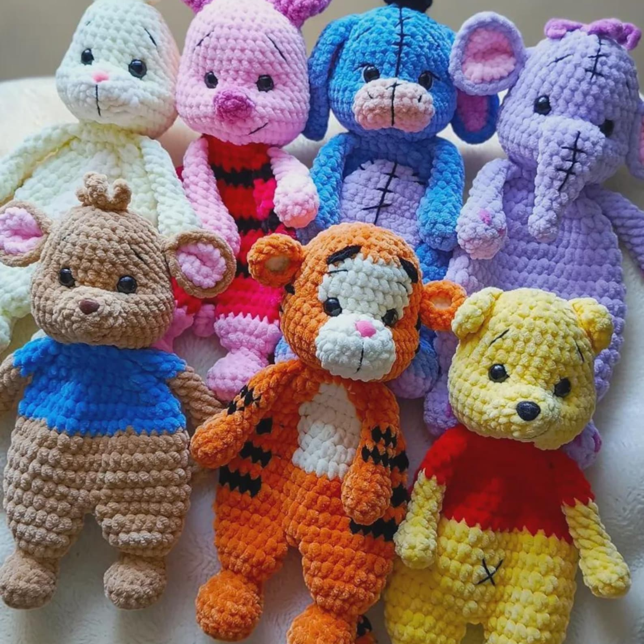 Modèle de Crochet 7en1 Ours & Amis