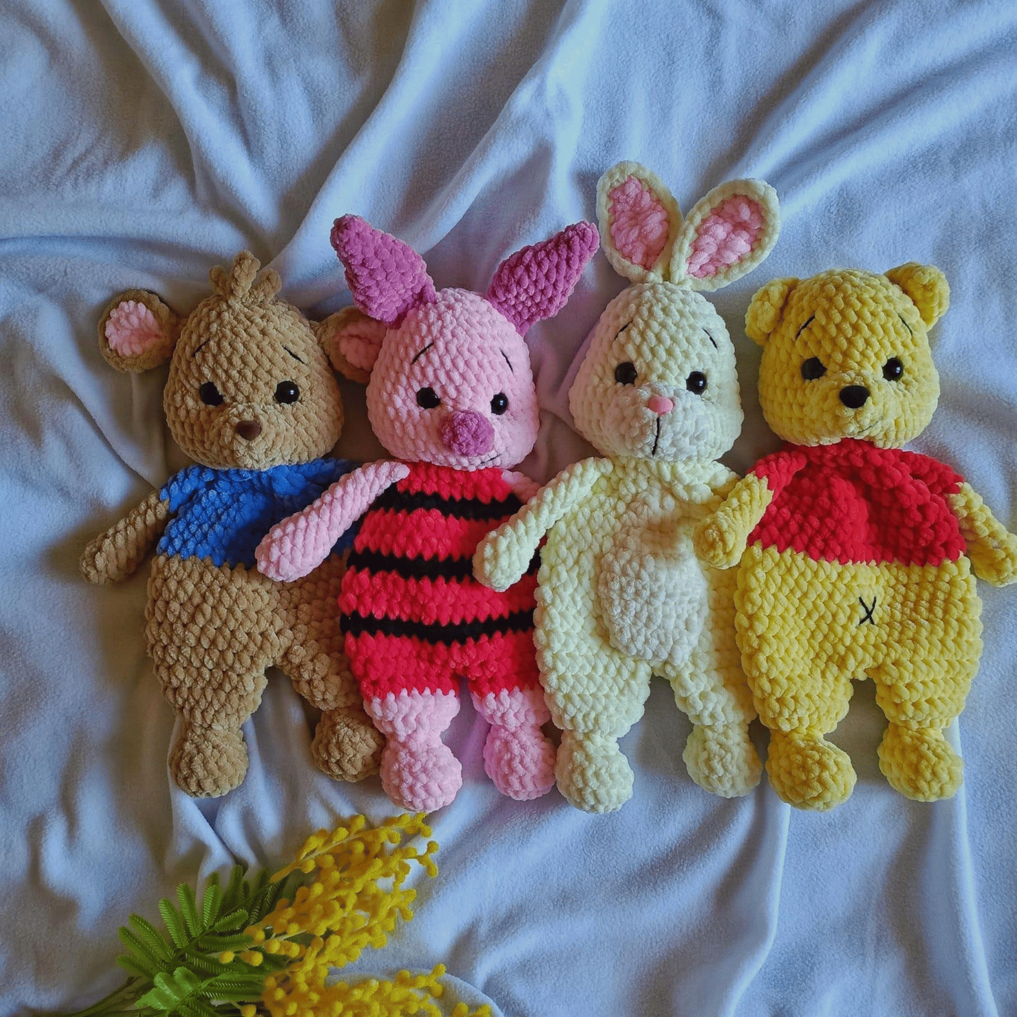 Modèle de Crochet 7en1 Ours & Amis