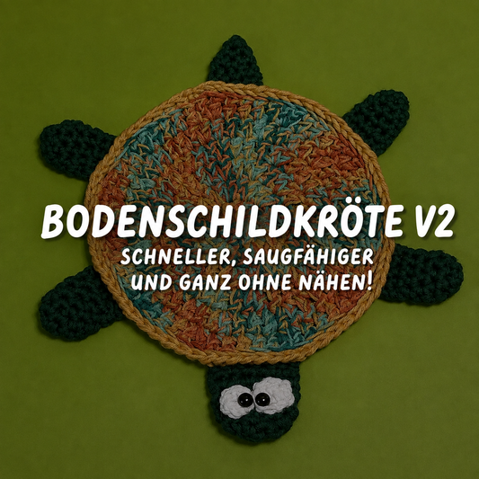 Häkelanleitung Boden-Schildkröte, Wischtuch Ohne Nähen