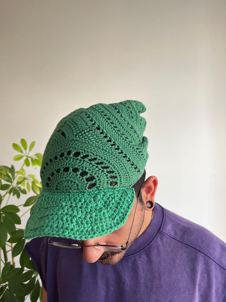 Häkelanleitung Bandana Cap, Sommermütze