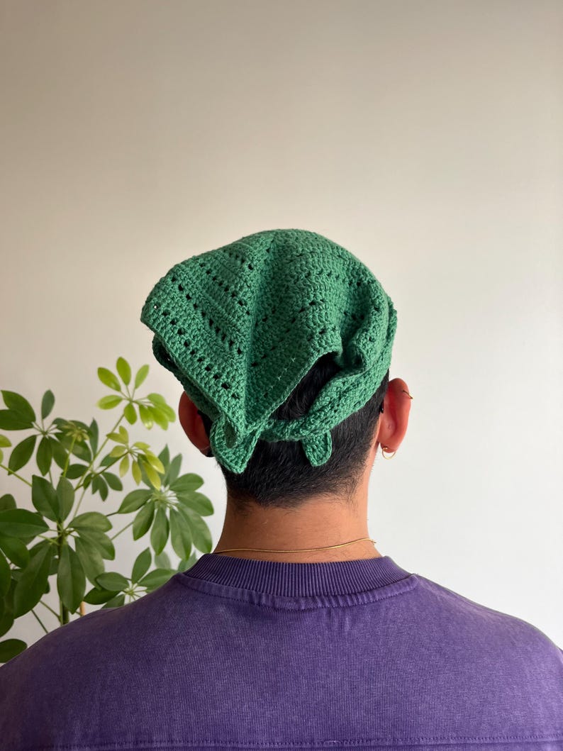 Häkelanleitung Bandana Cap, Sommermütze